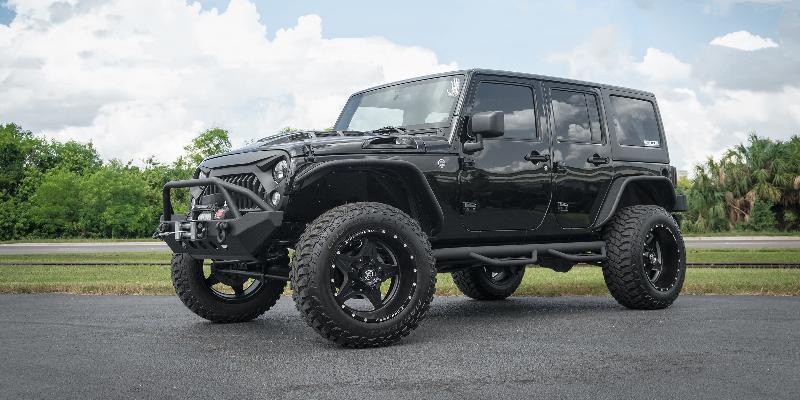  Jeep Wrangler with XF Off-Road XF-210